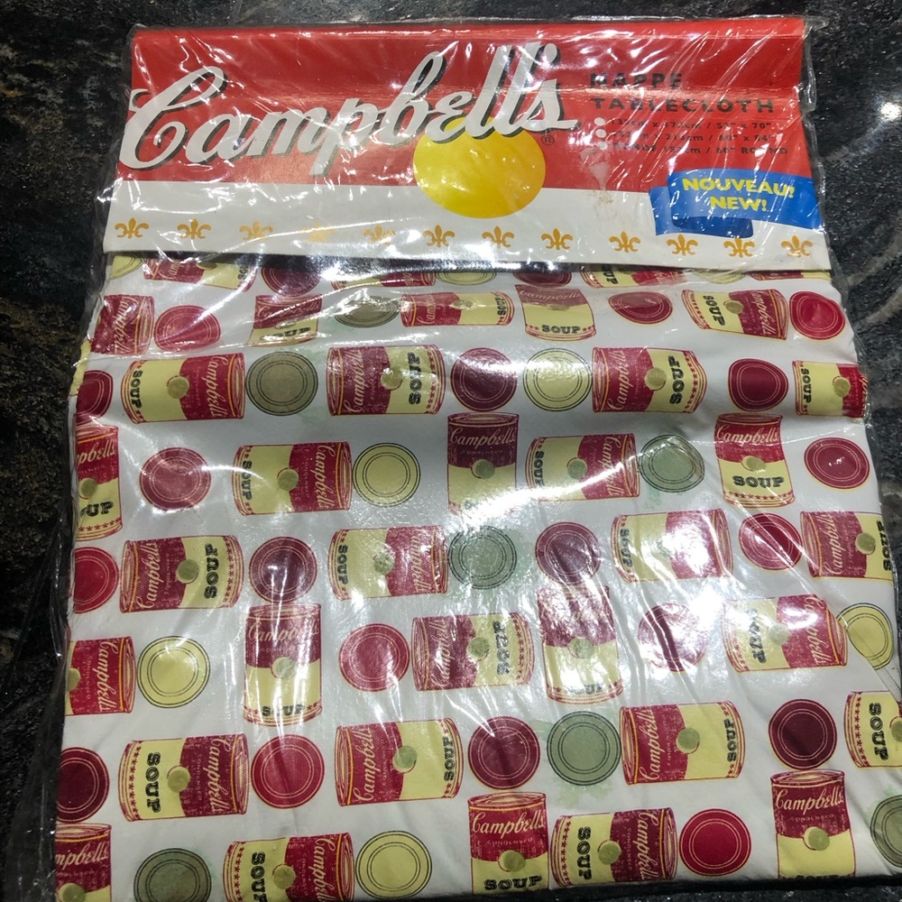Campbell a Soup Table Cloth